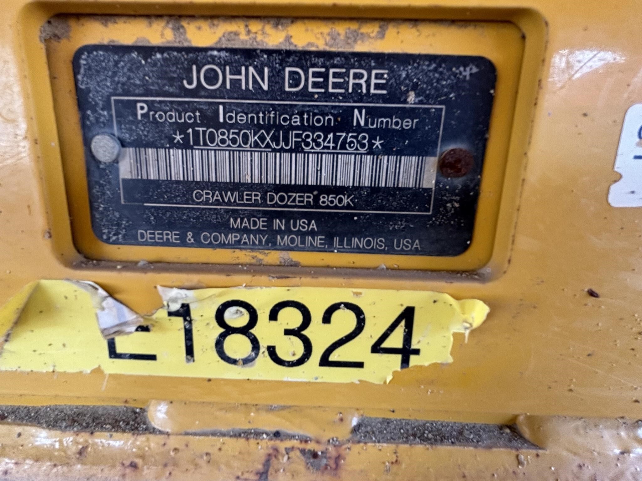 2019 Deere 850K WLT Dozer