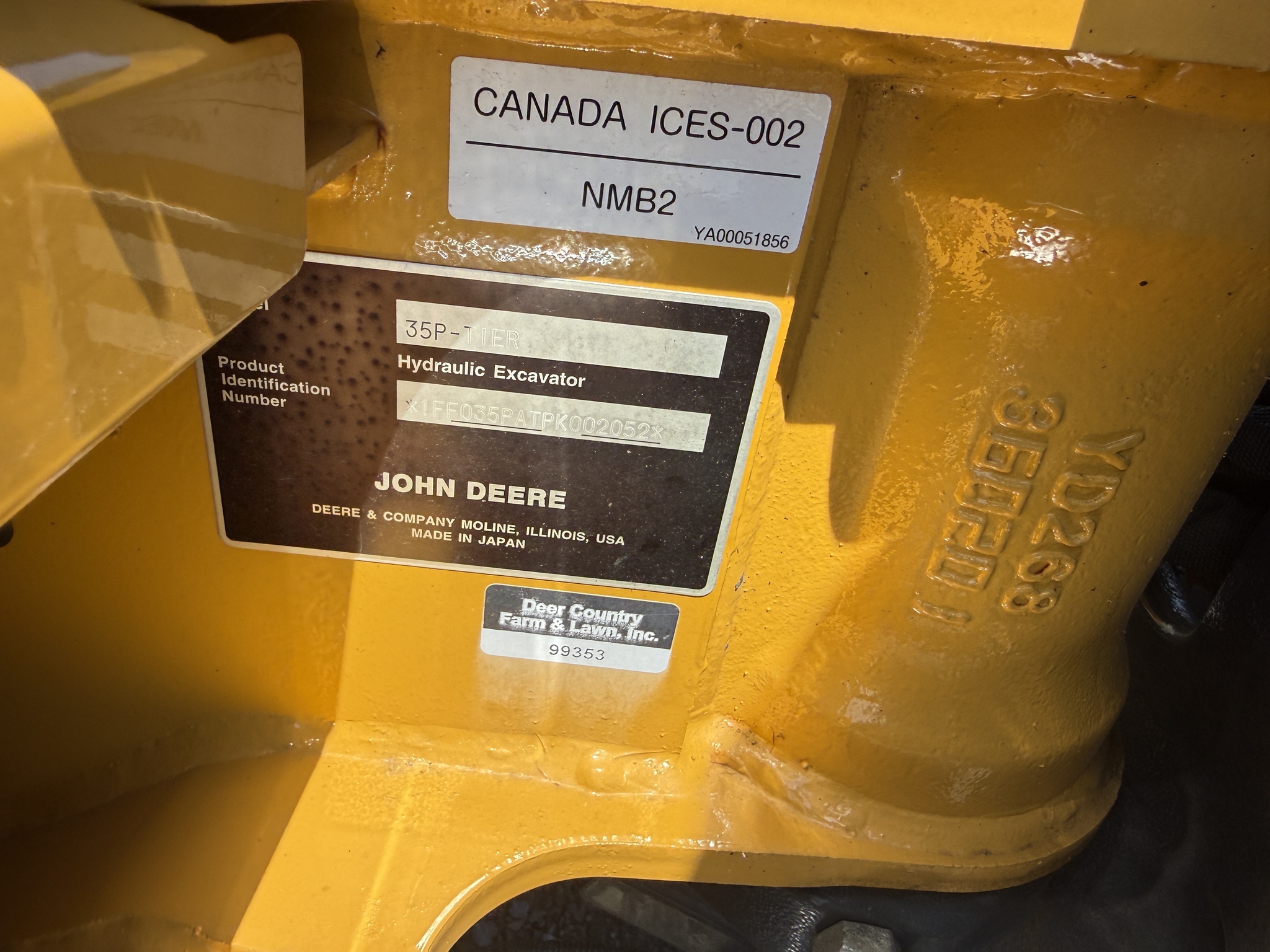 2024 John Deere 35 P Mini Excavator