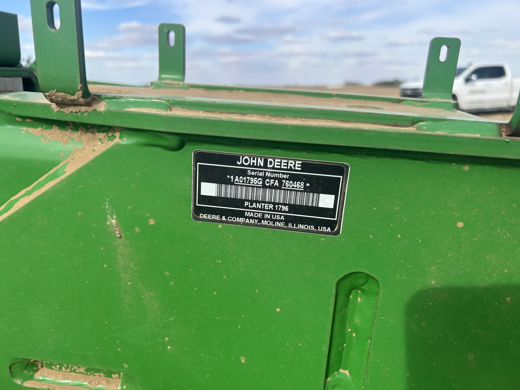 2015 John Deere 1795 Planter