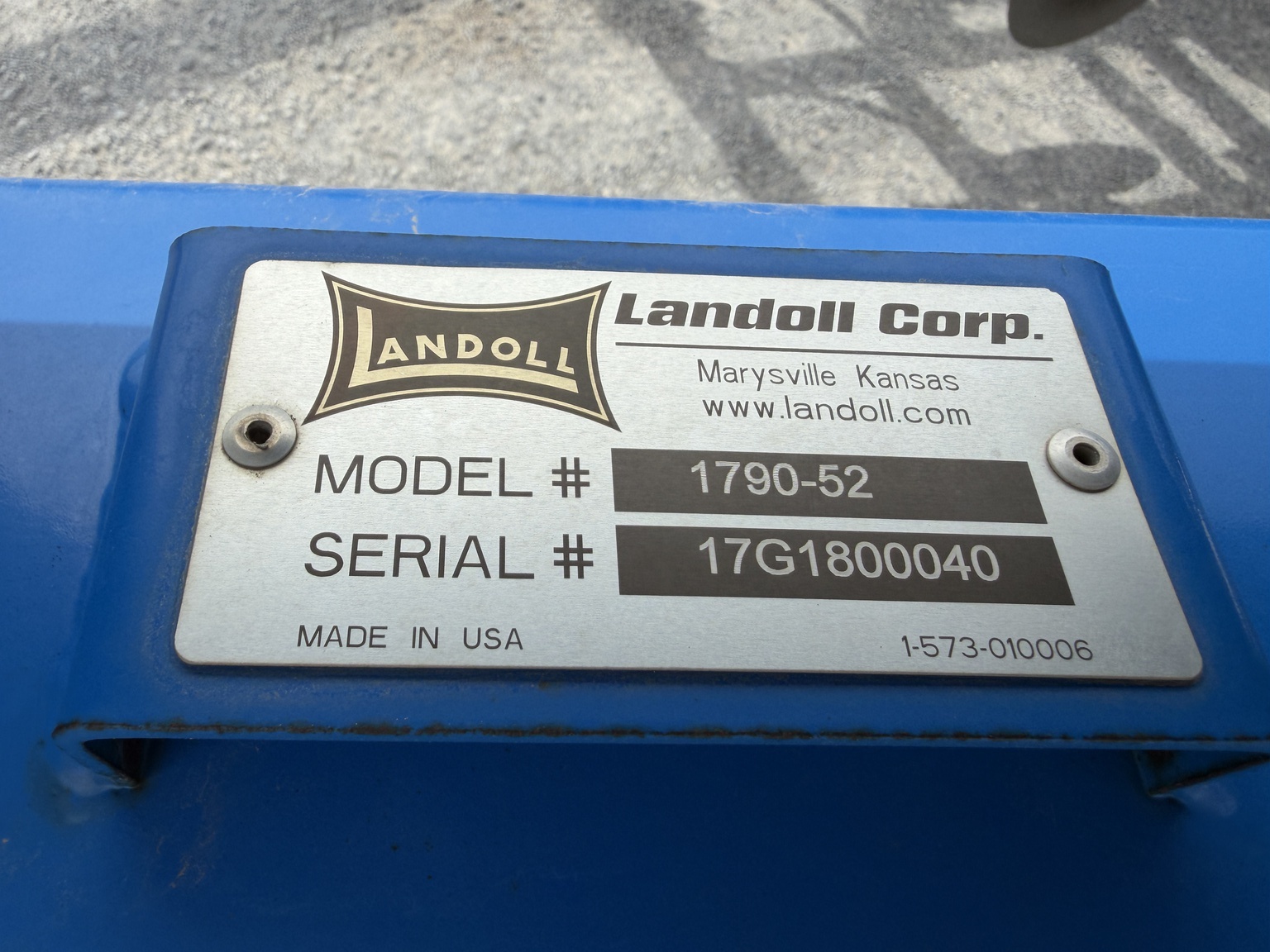 2018 Landoll 1790-52 Chisel Plow