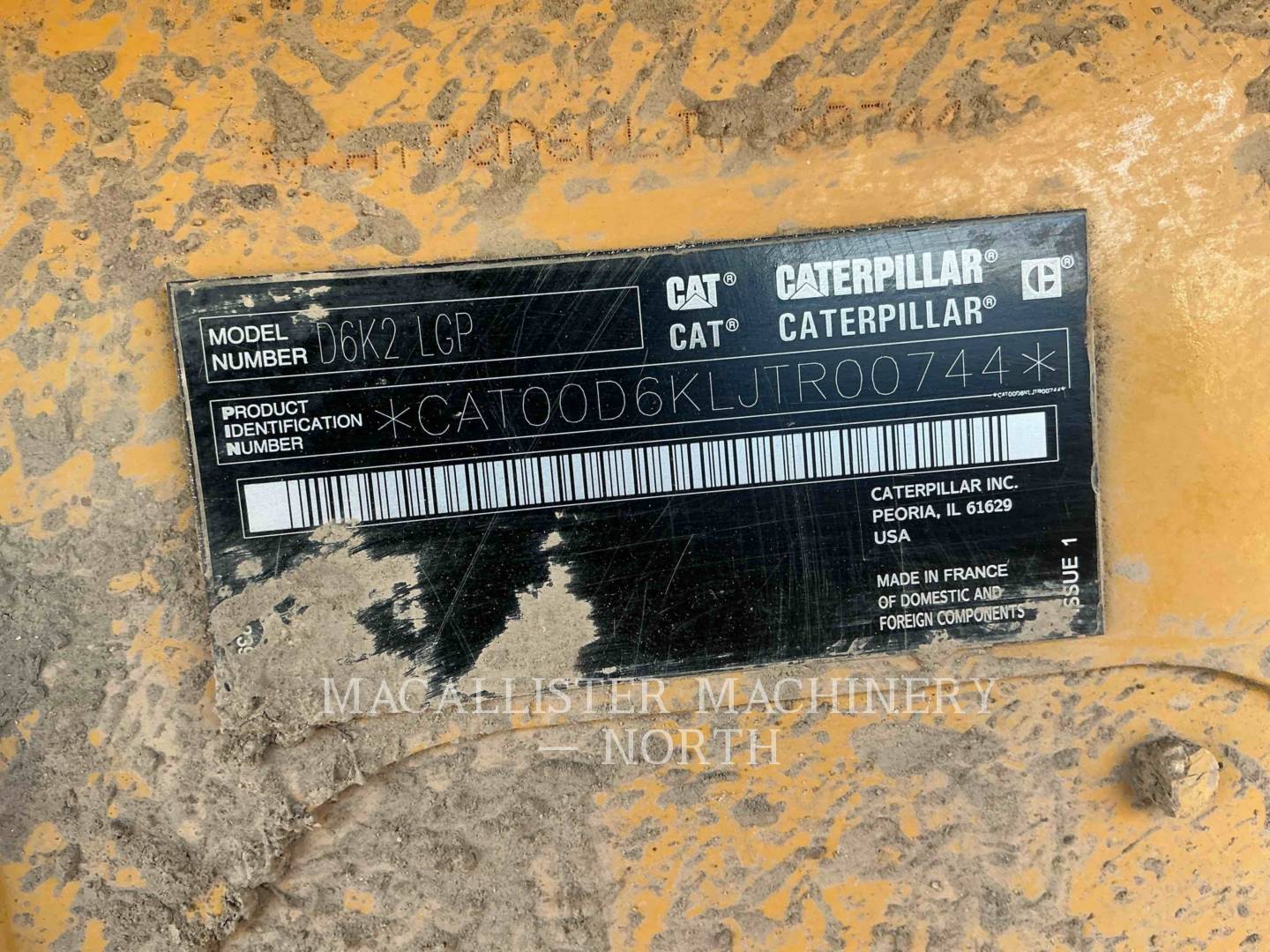 2017 Caterpillar D6K2LGP Dozer