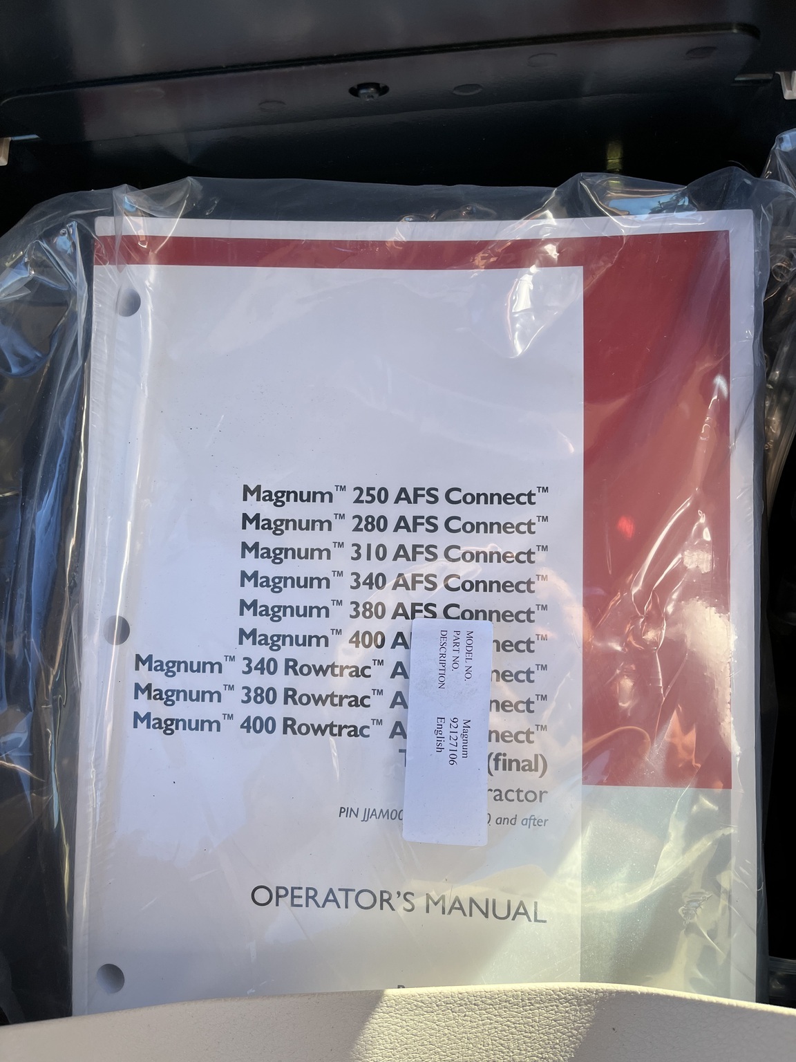 2024 Case IH Magnum 310 Tractor