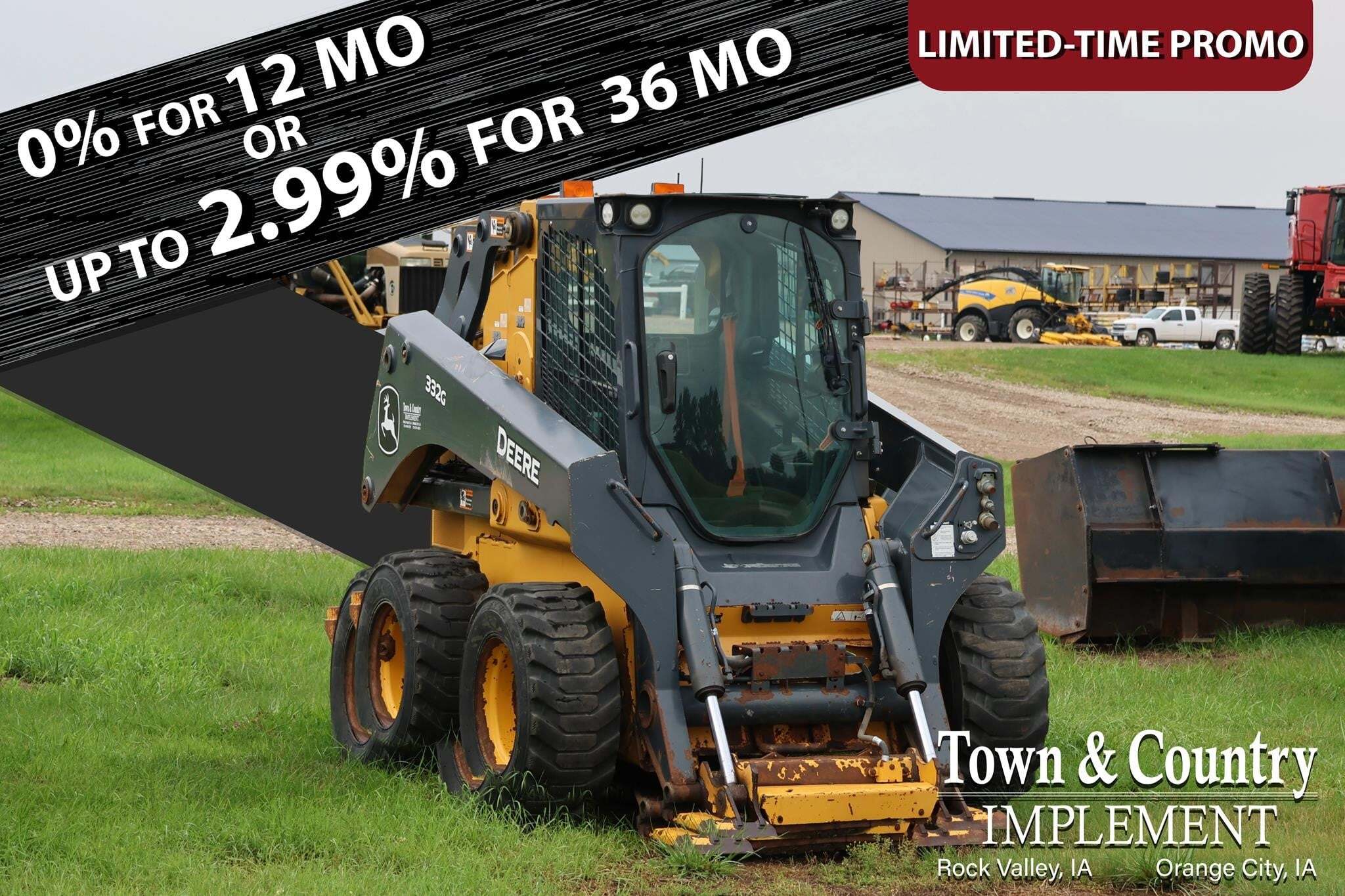 2020 Deere 330G Skid Steer