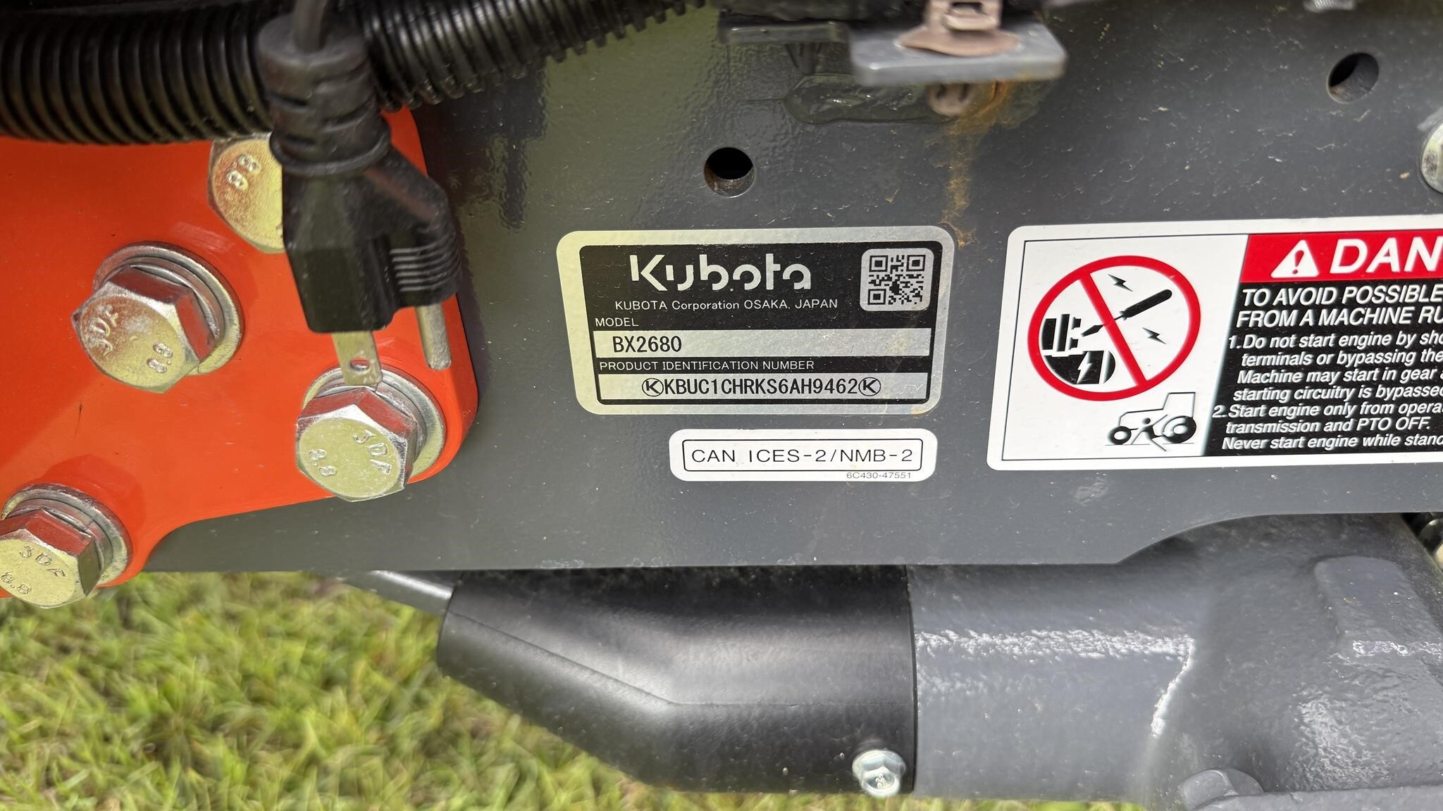 2026 Kubota BX2680 Tractor