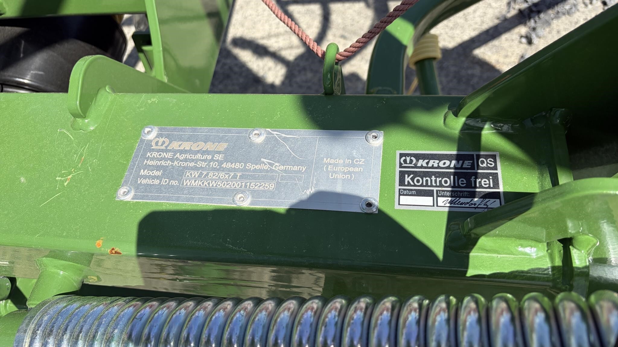2026 Krone KW782T Rake