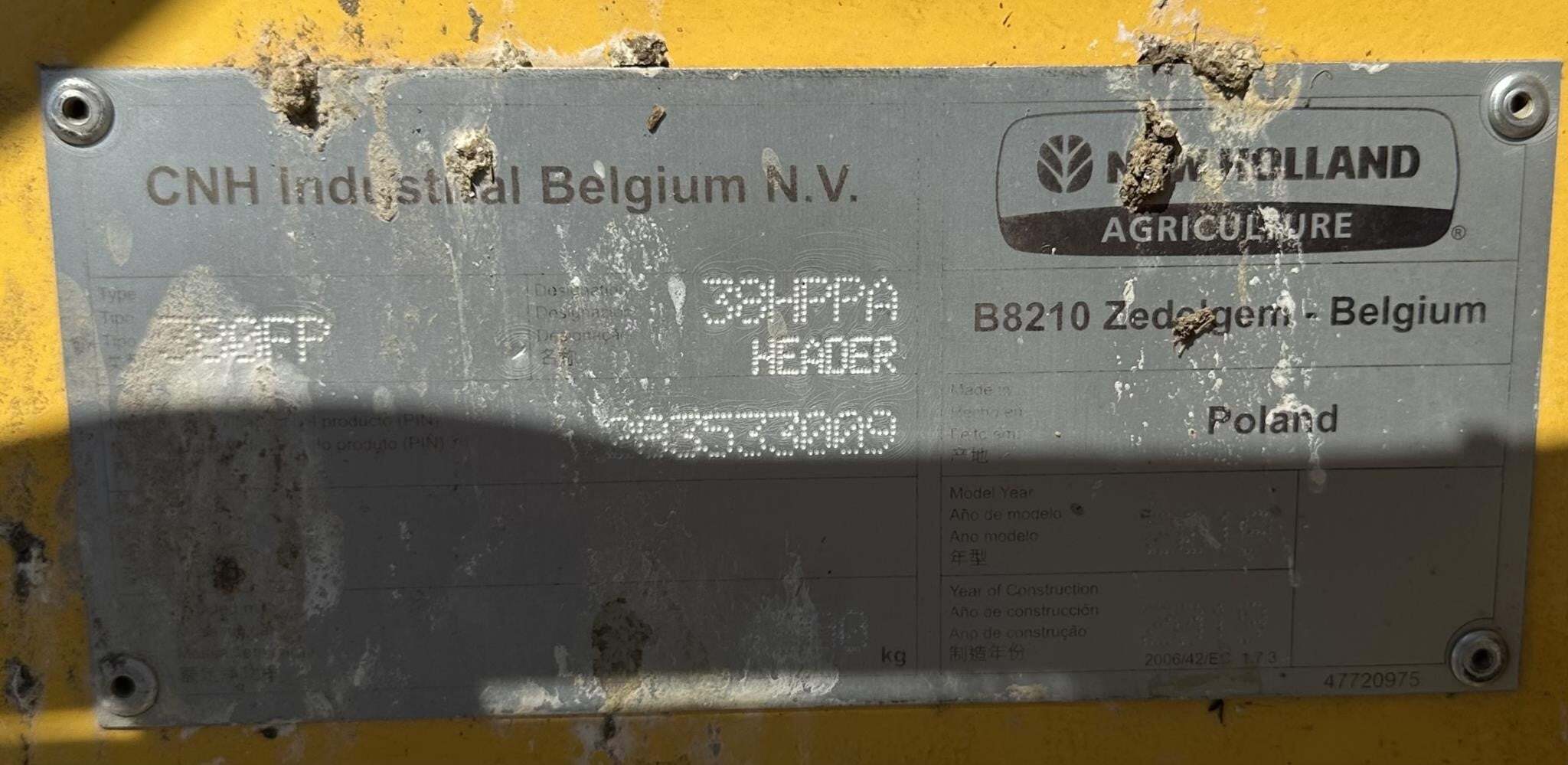 2019 New Holland 380HDY Forage Harvester Head