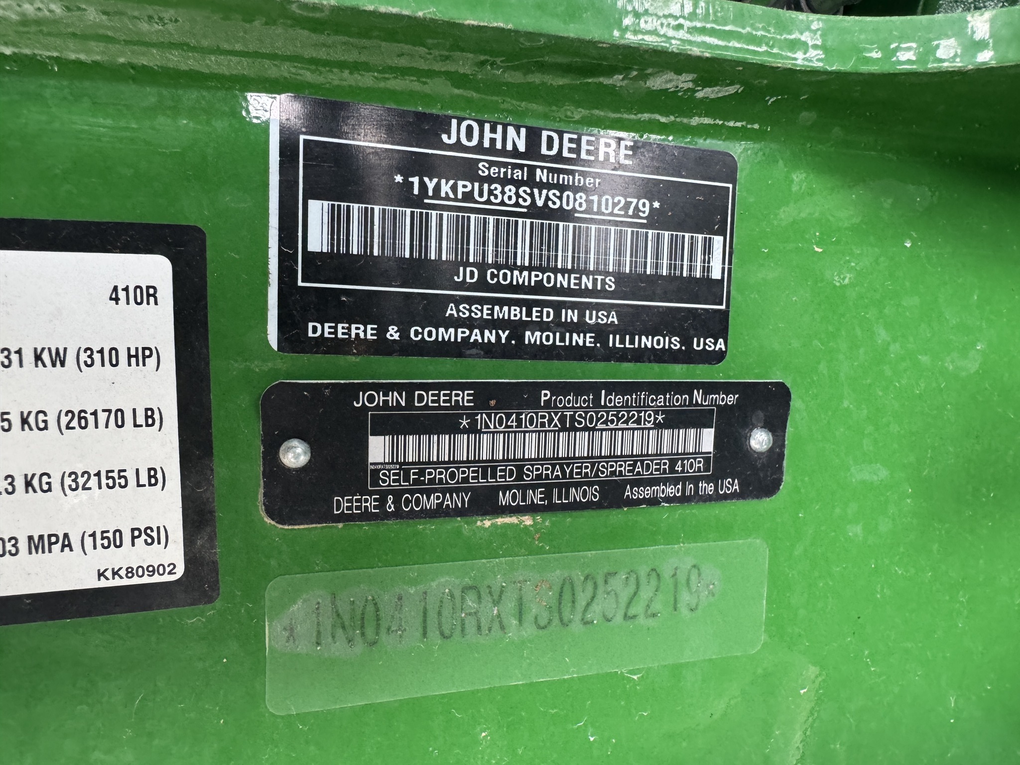 2025 John Deere 410R Self-Propelled Sprayer