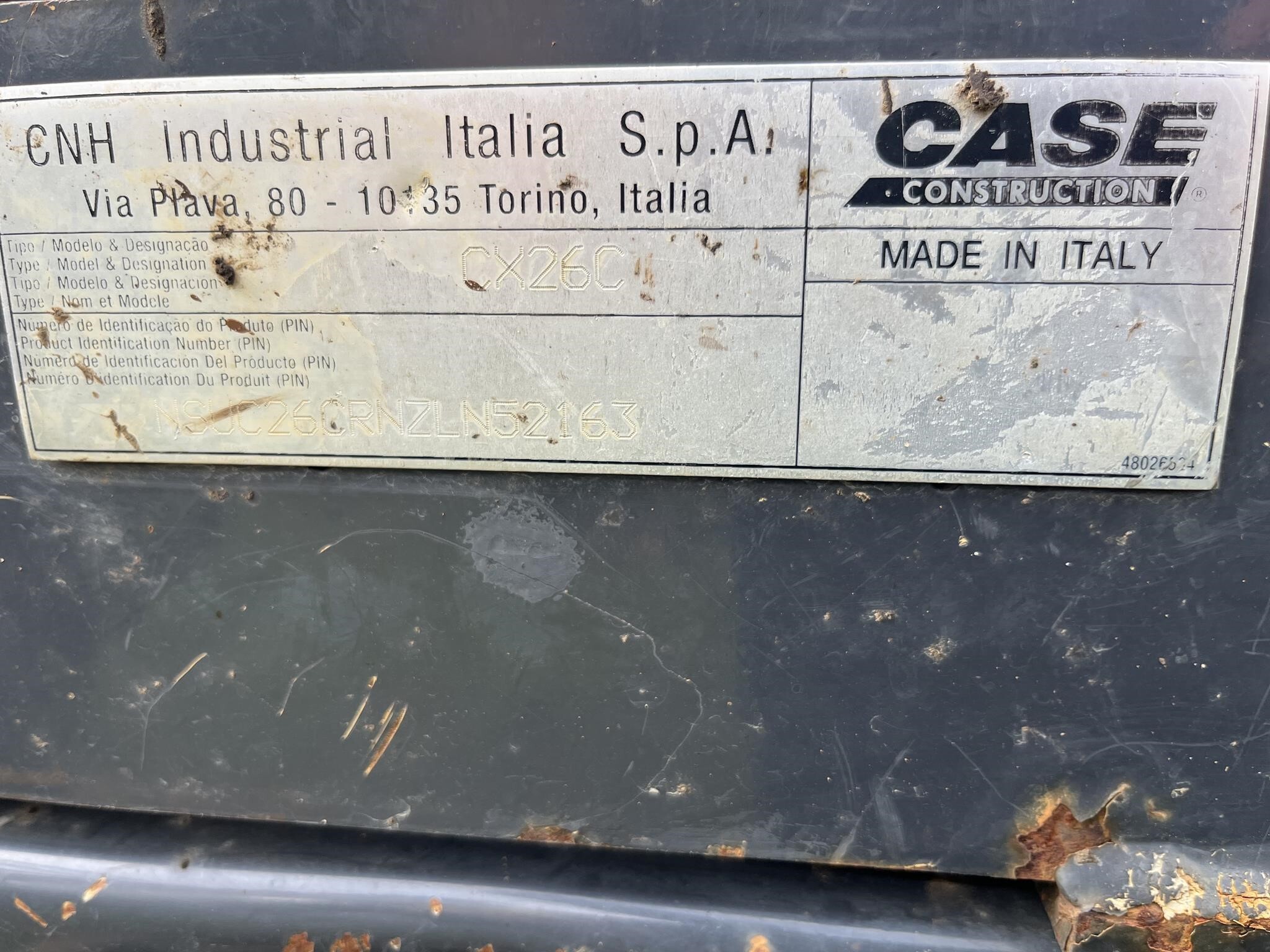  Case CX26C Excavator