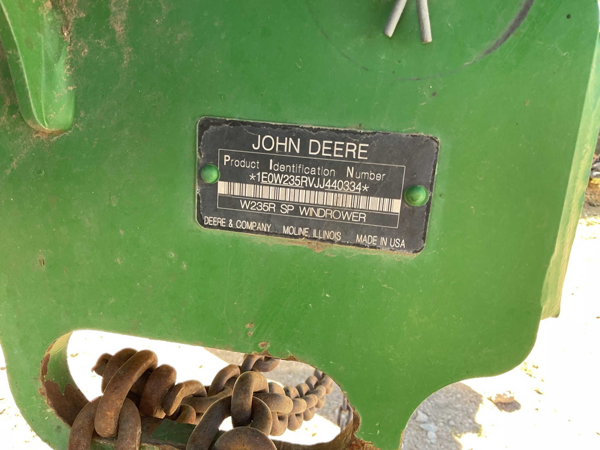 2018 John Deere W235 Self-Propelled Windrowers and Swather