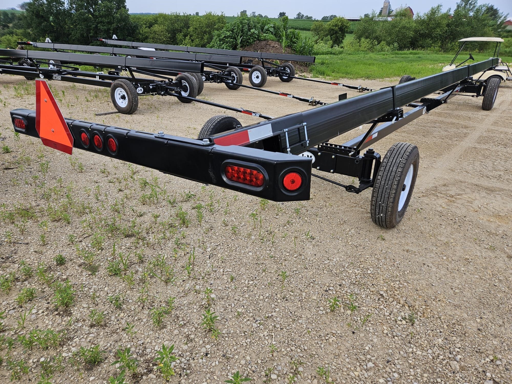 2026 J&M 4WS15-38 Header Trailer