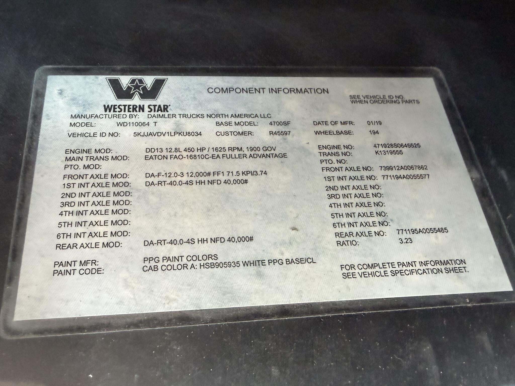 2020 Western Star 4700 Semi Trucks/Trailer