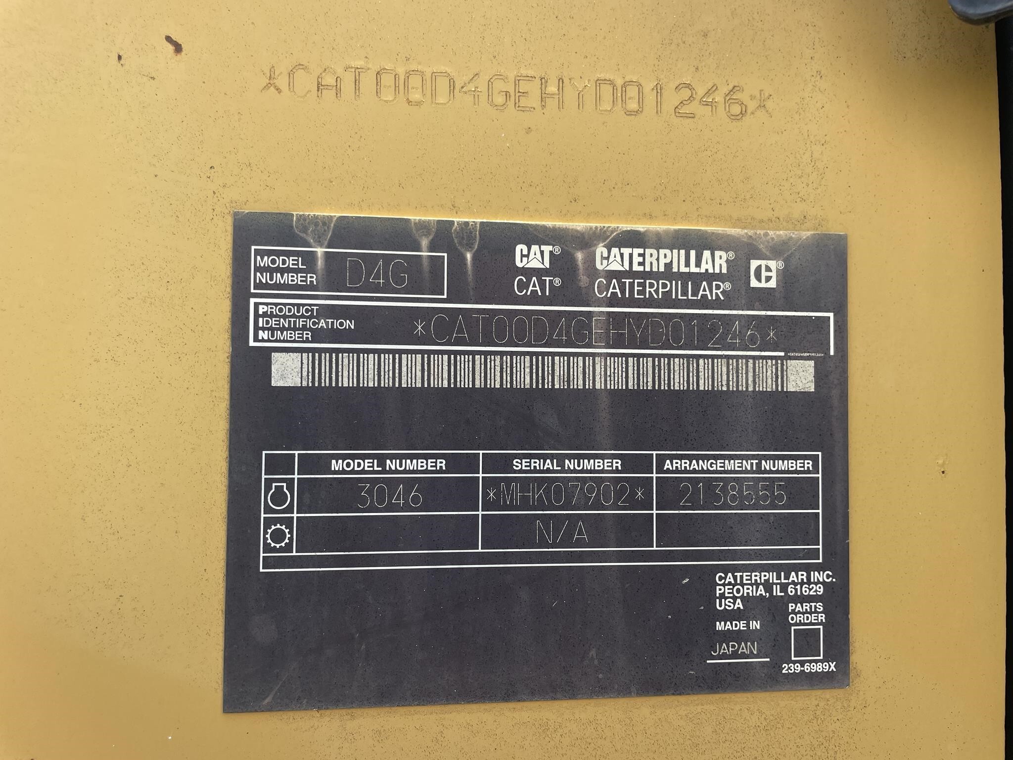 2005 Caterpillar D4G XL Dozer