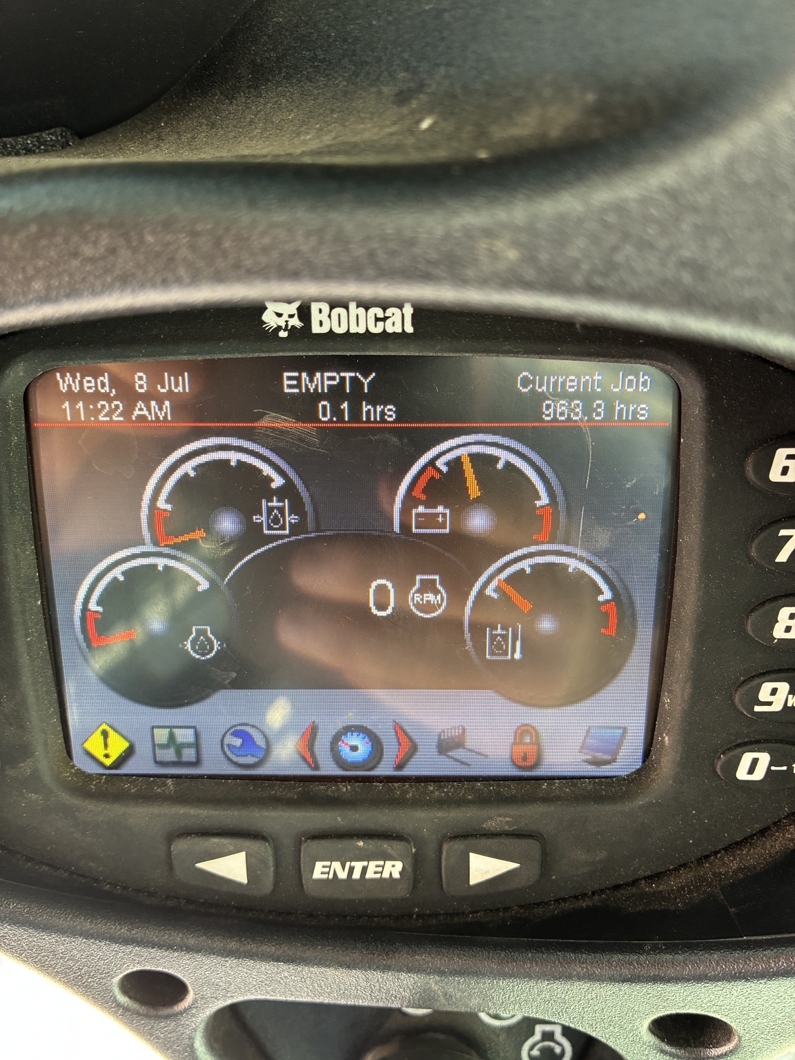 2020 Bobcat T870 Skid Steer