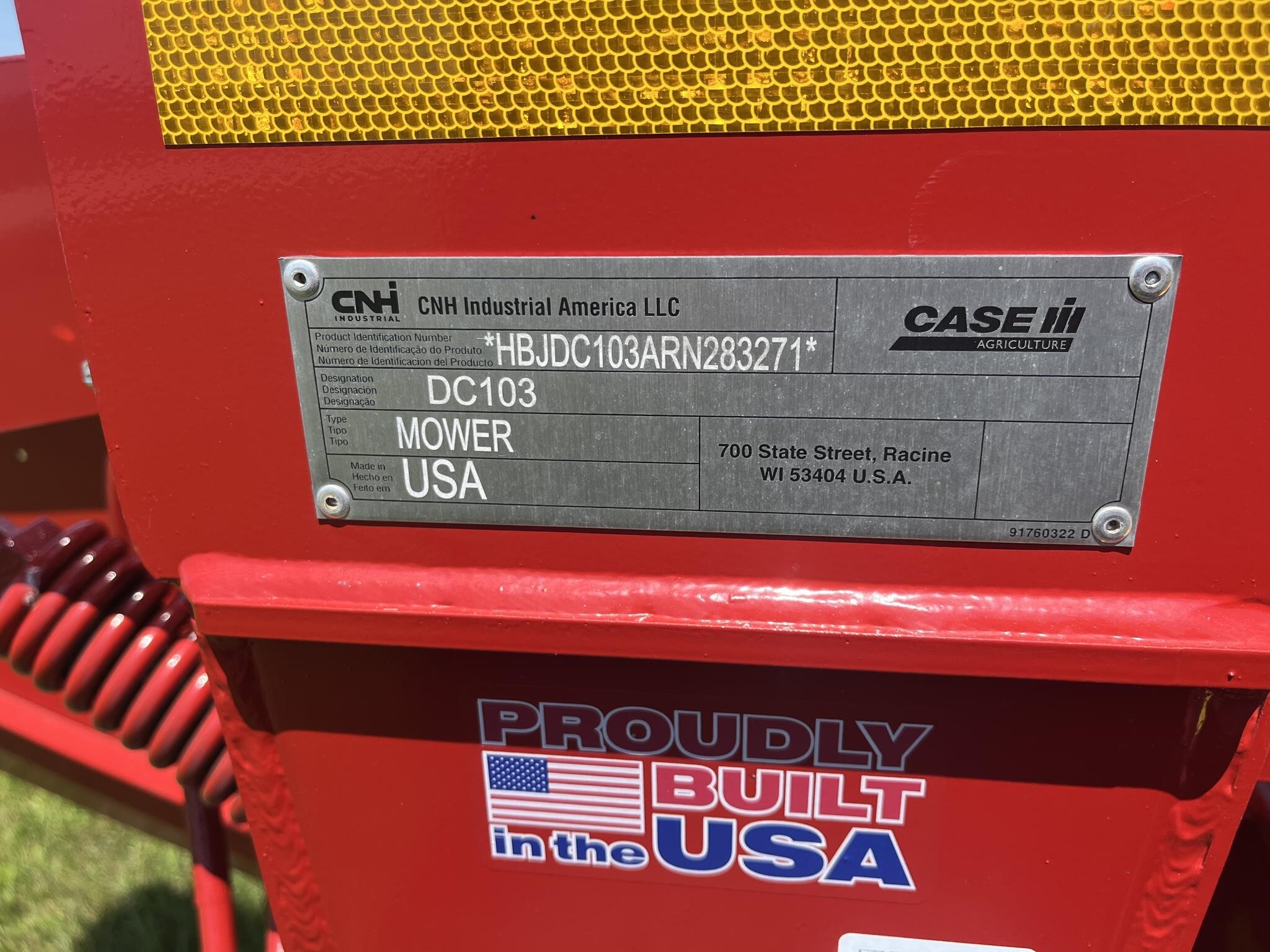 2024 Case IH DC103 Mower Conditioner