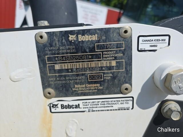 2022 Bobcat T66 Skid Steer