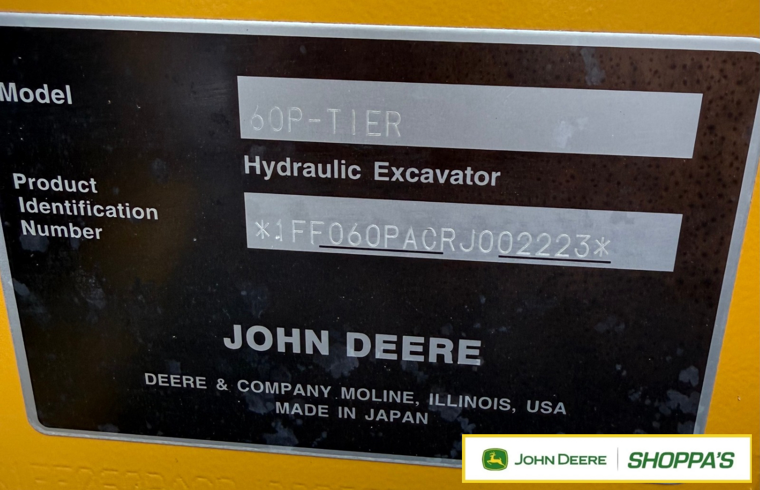 2024 John Deere 60 P Mini Excavator