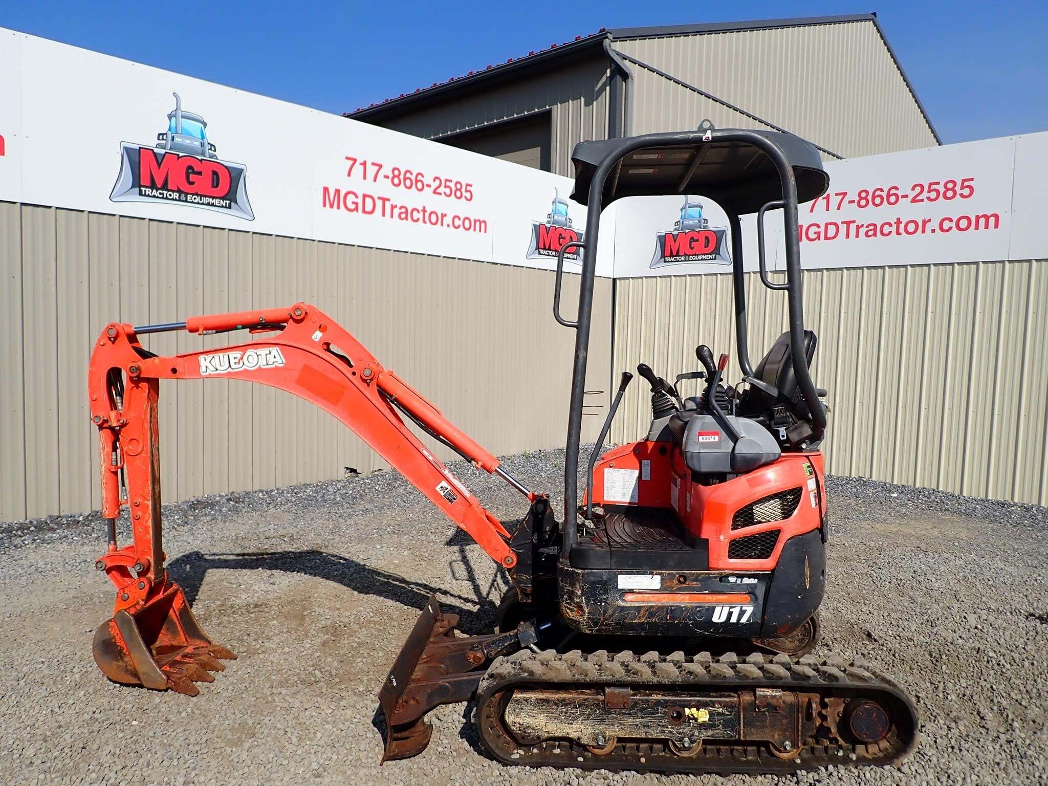  Kubota U17 Mini Excavator