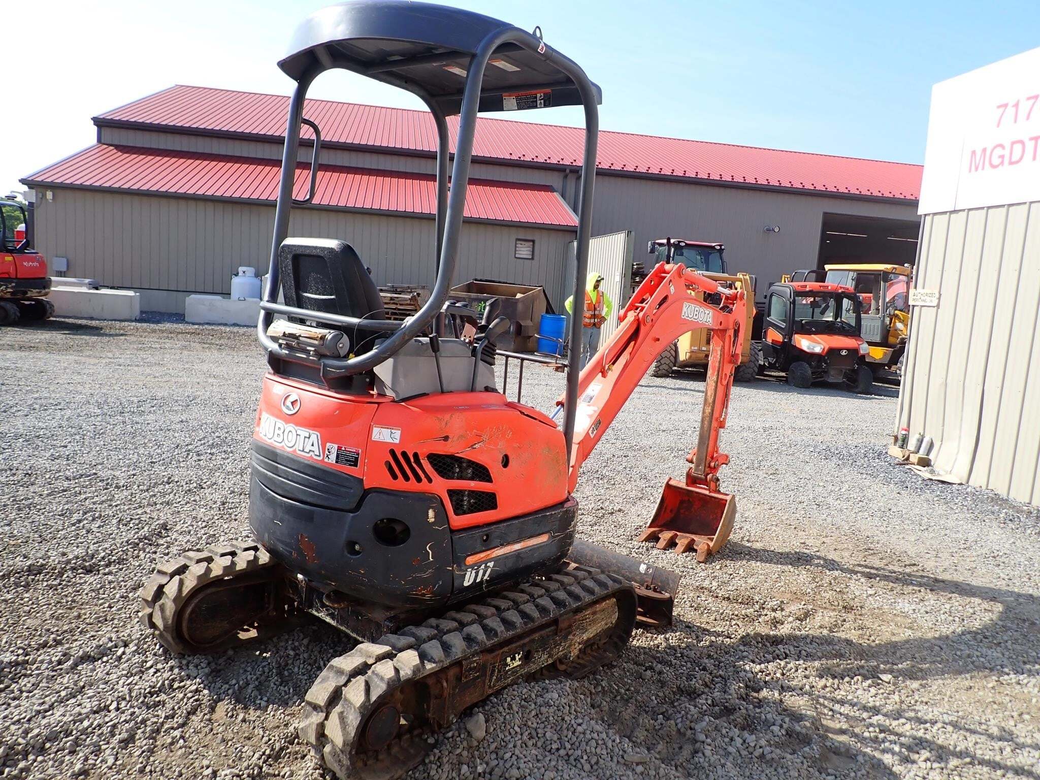  Kubota U17 Mini Excavator