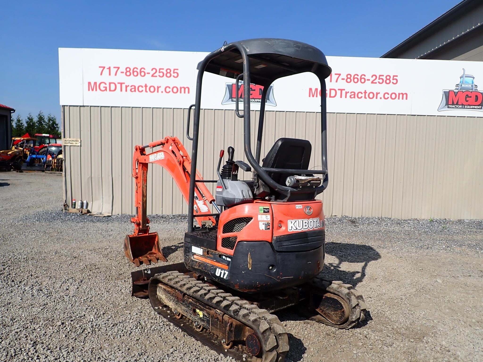  Kubota U17 Mini Excavator