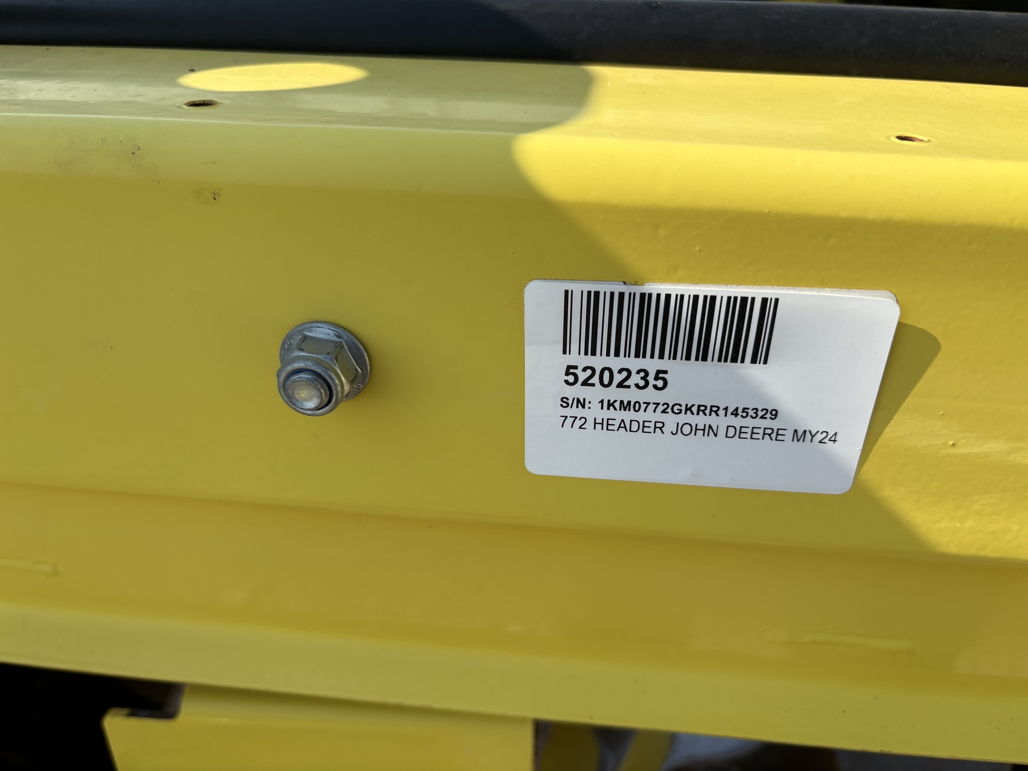 2024 John Deere 772 Corn Head