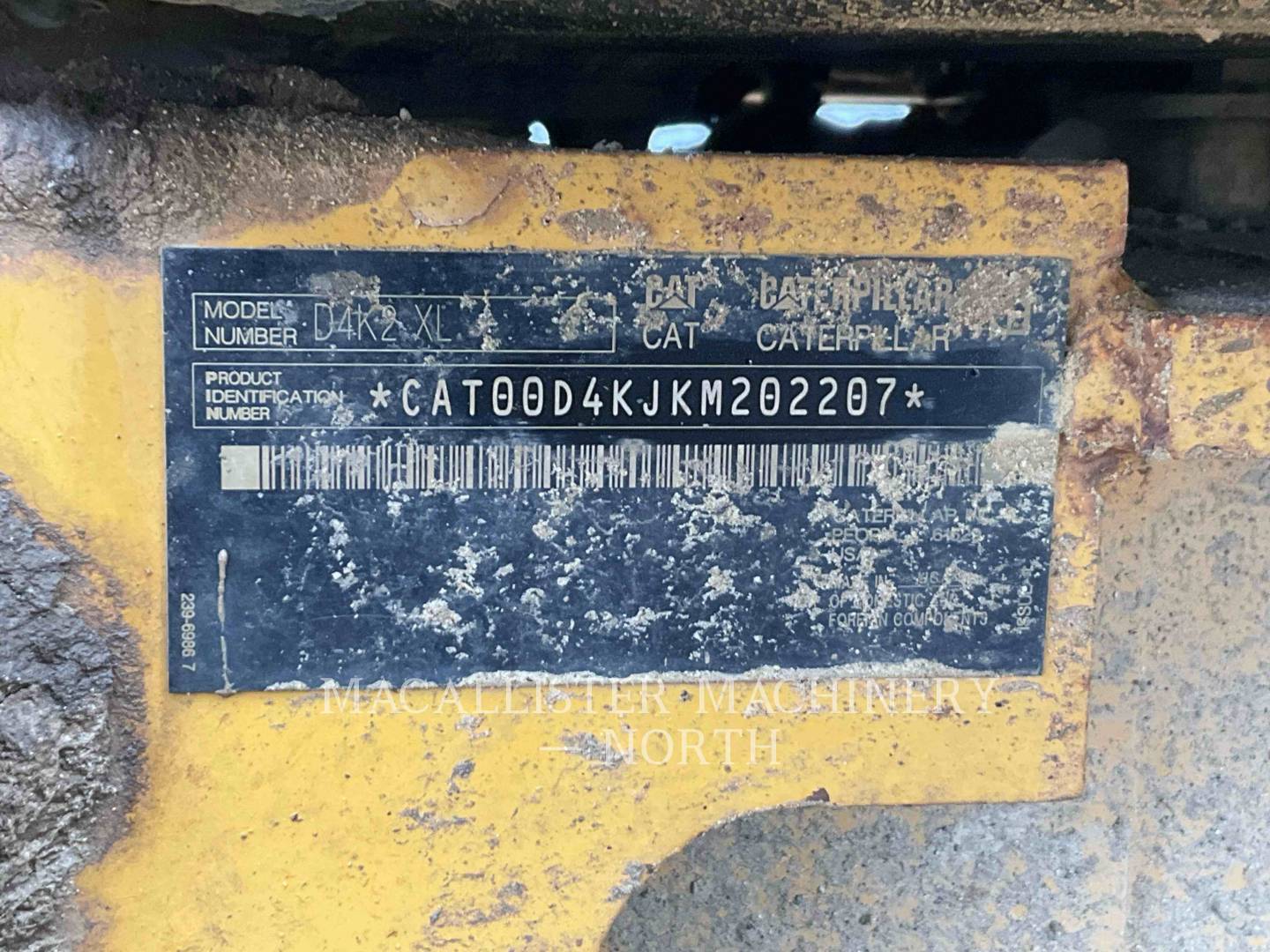 2016 Caterpillar D4K2XL Dozer