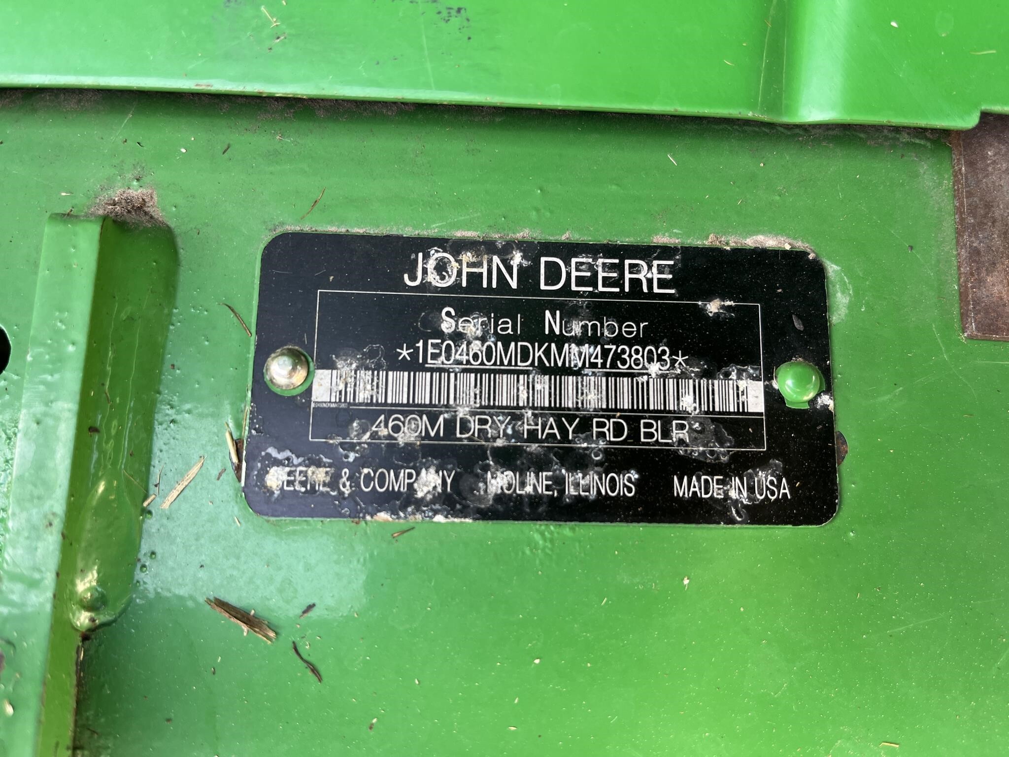 2021 John Deere 460M Round Baler
