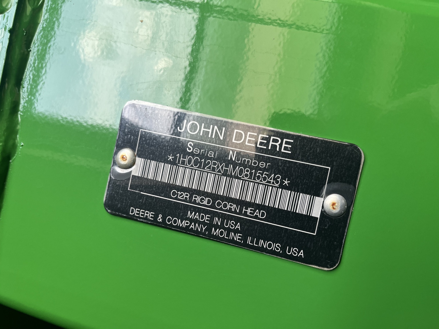 2021 John Deere C12R Corn Head