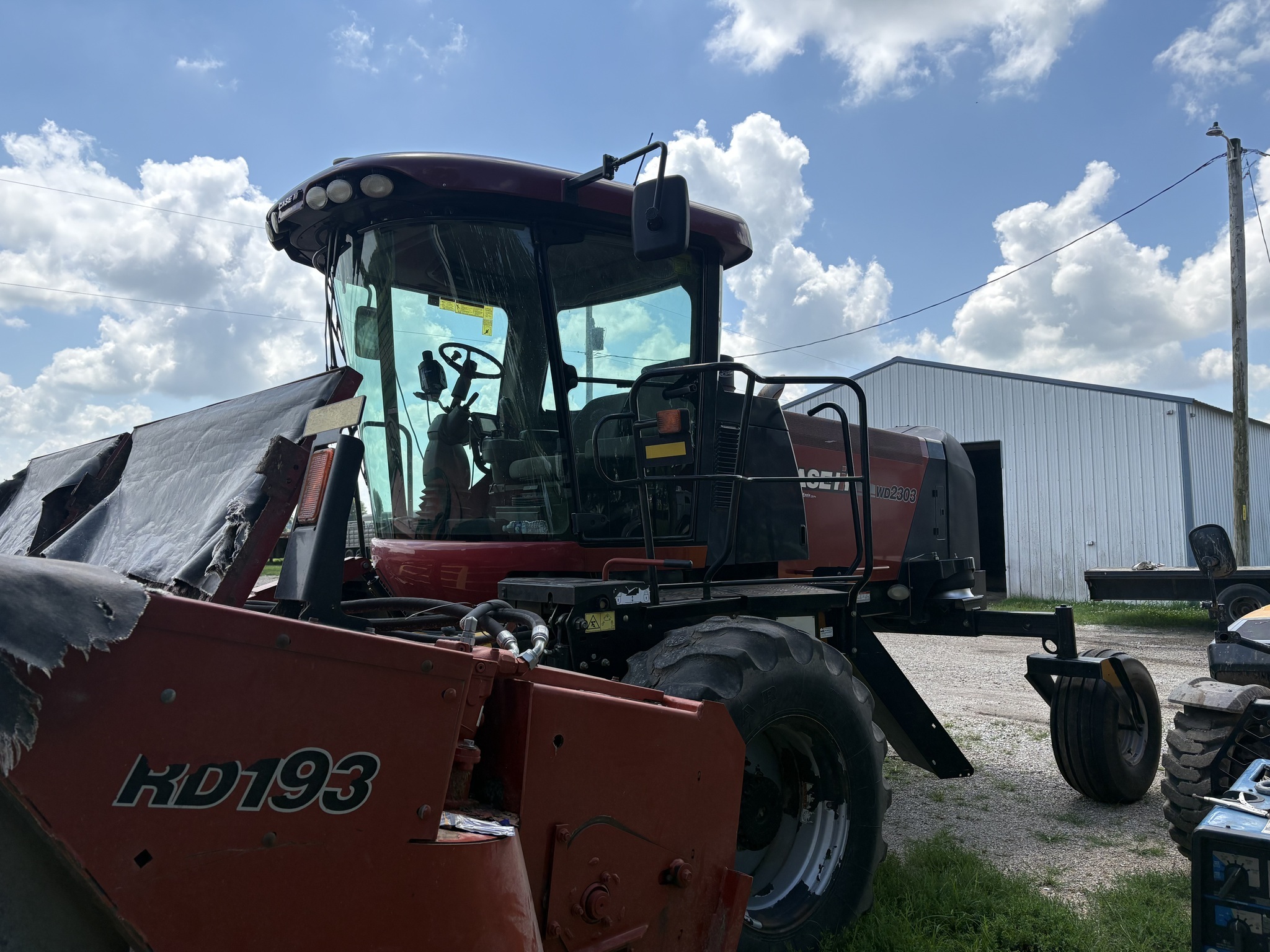 2013 Case IH WD2303 Self-Propelled Windrowers and Swather