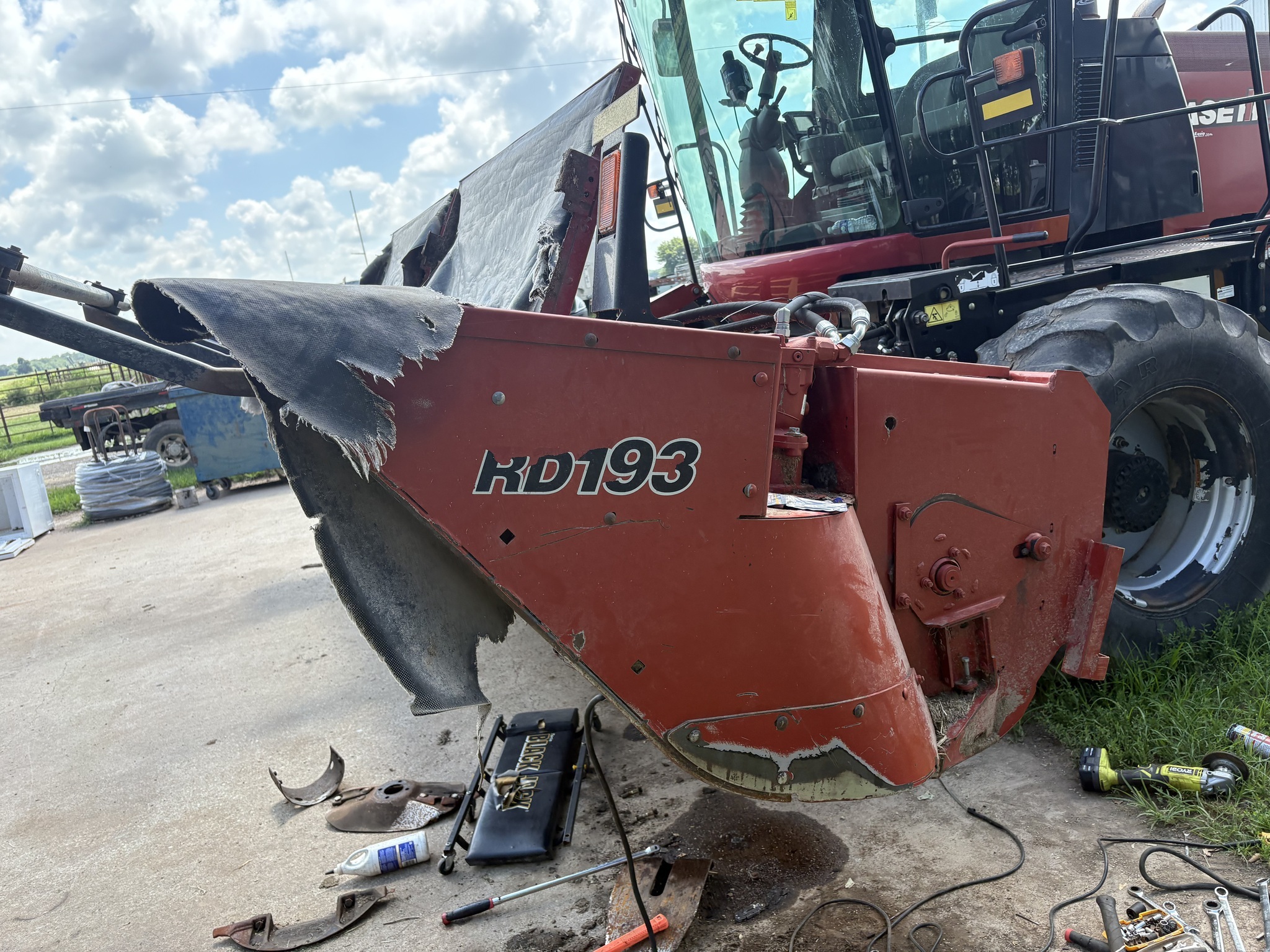 2013 Case IH WD2303 Self-Propelled Windrowers and Swather
