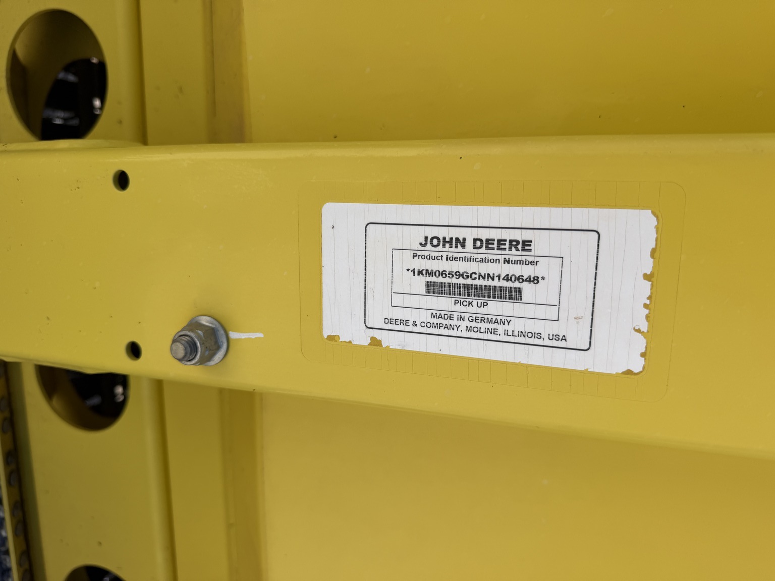 2022 John Deere 659 Forage Harvester Head