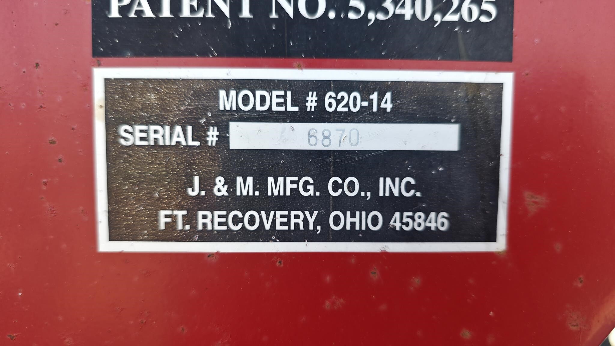 2004 J&M 620-14 Grain Cart