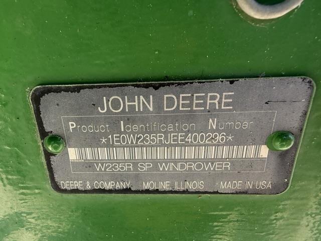  John Deere W235 Self-Propelled Windrowers and Swather
