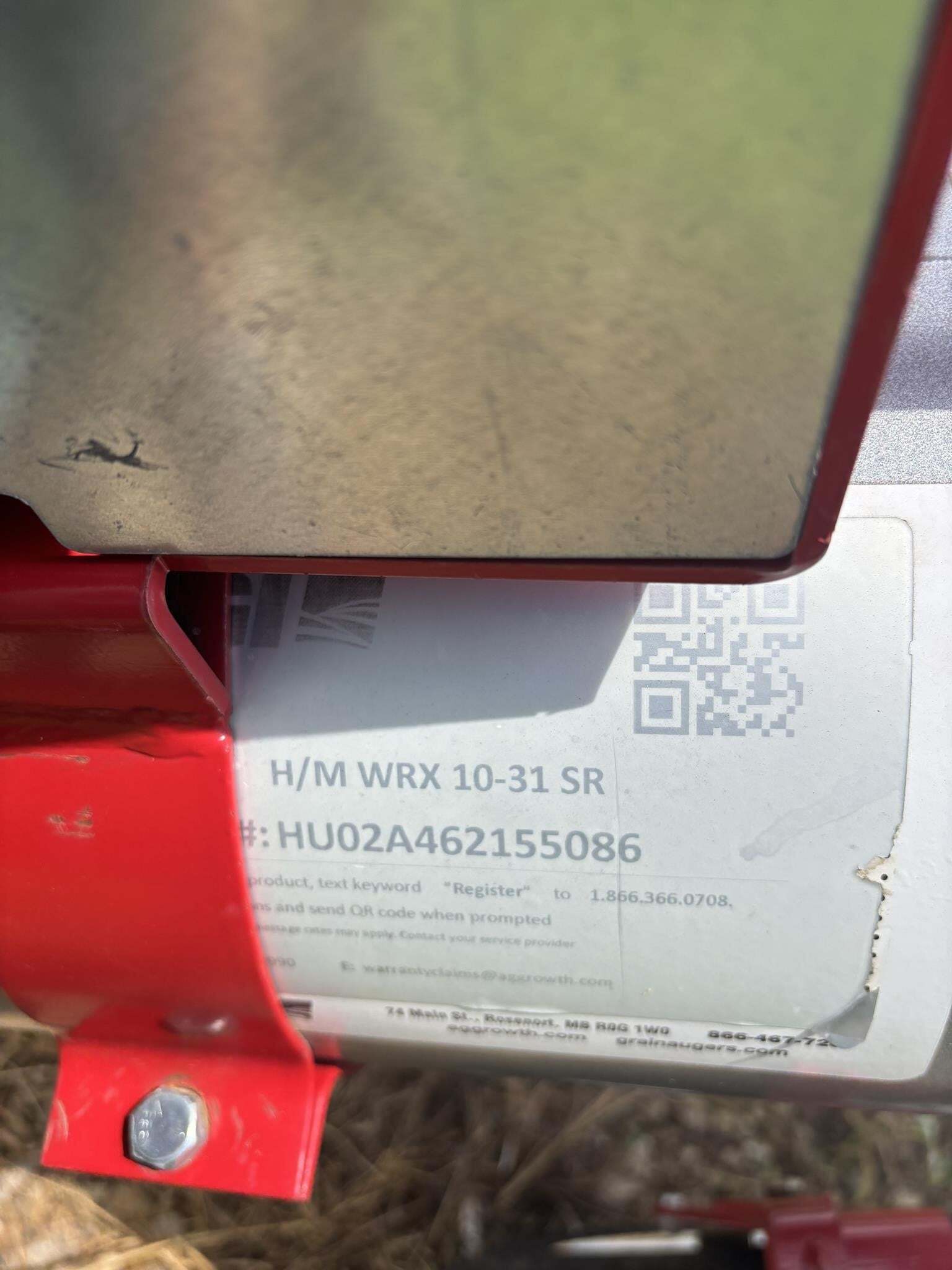 2023 Hutchinson WRX10-31 Augers and Conveyor