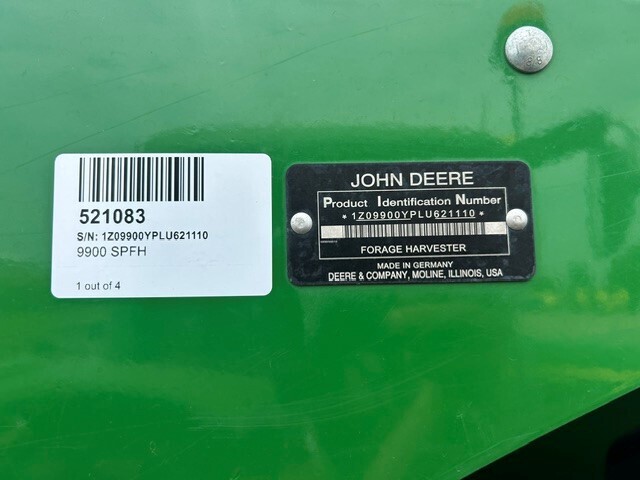 2021 John Deere 9900 Self-Propelled Forage Harvester