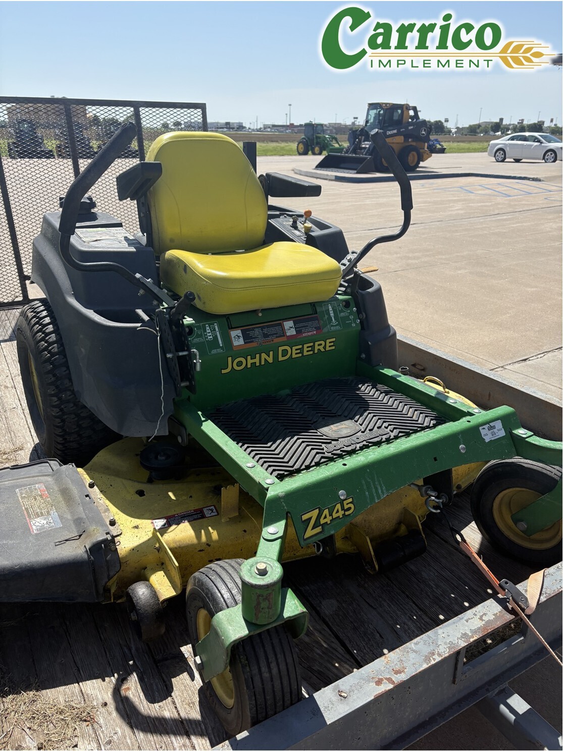 2012 John Deere Z445 Lawn Mower