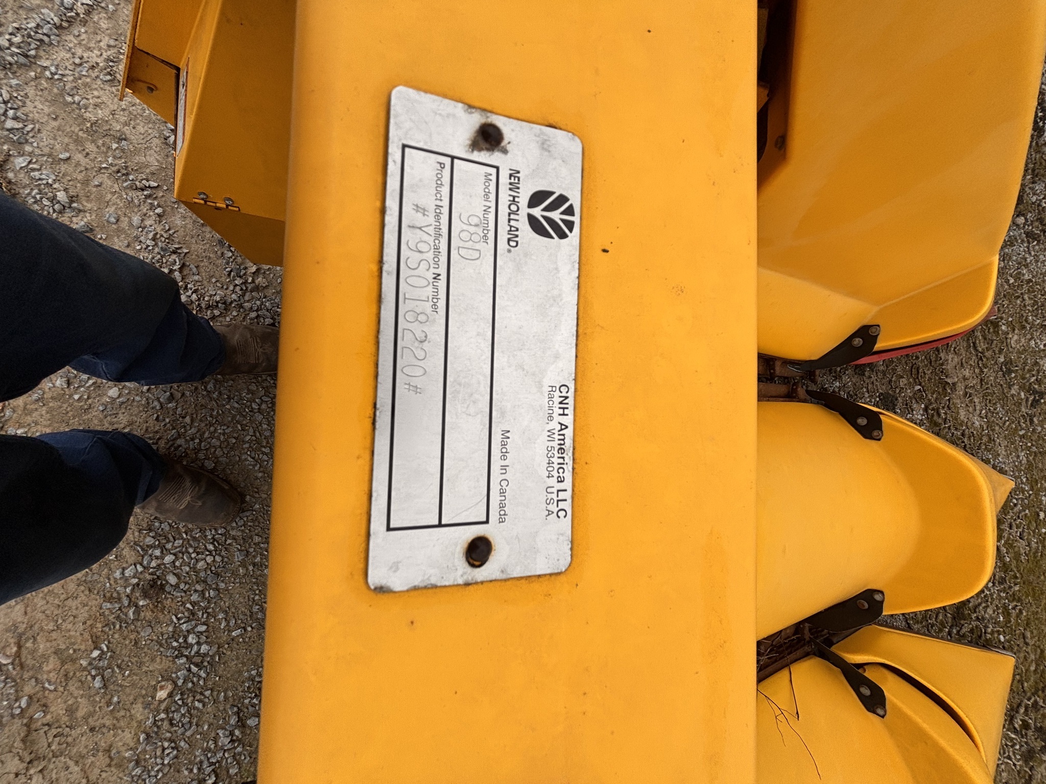 2009 New Holland 98D-8R Miscellaneous