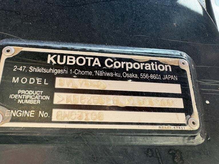 2022 Kubota SVL75 Skid Steer