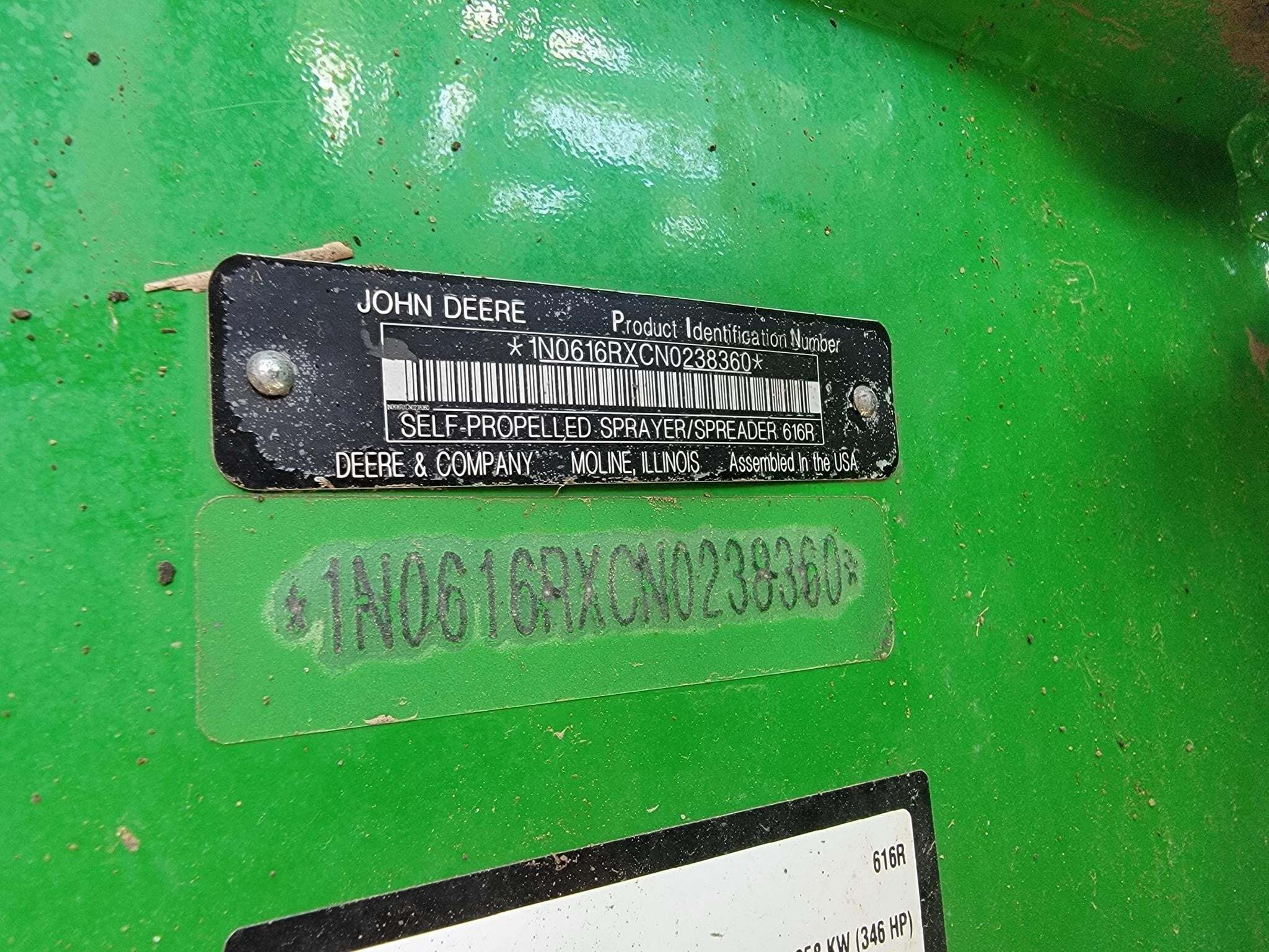 2023 John Deere 616R Self-Propelled Sprayer