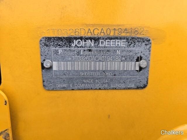  Deere 326D Skid Steer