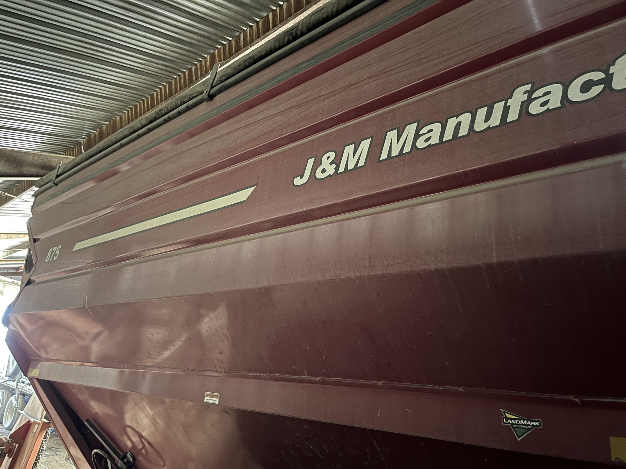 2014 J&M 875-18 Grain Cart