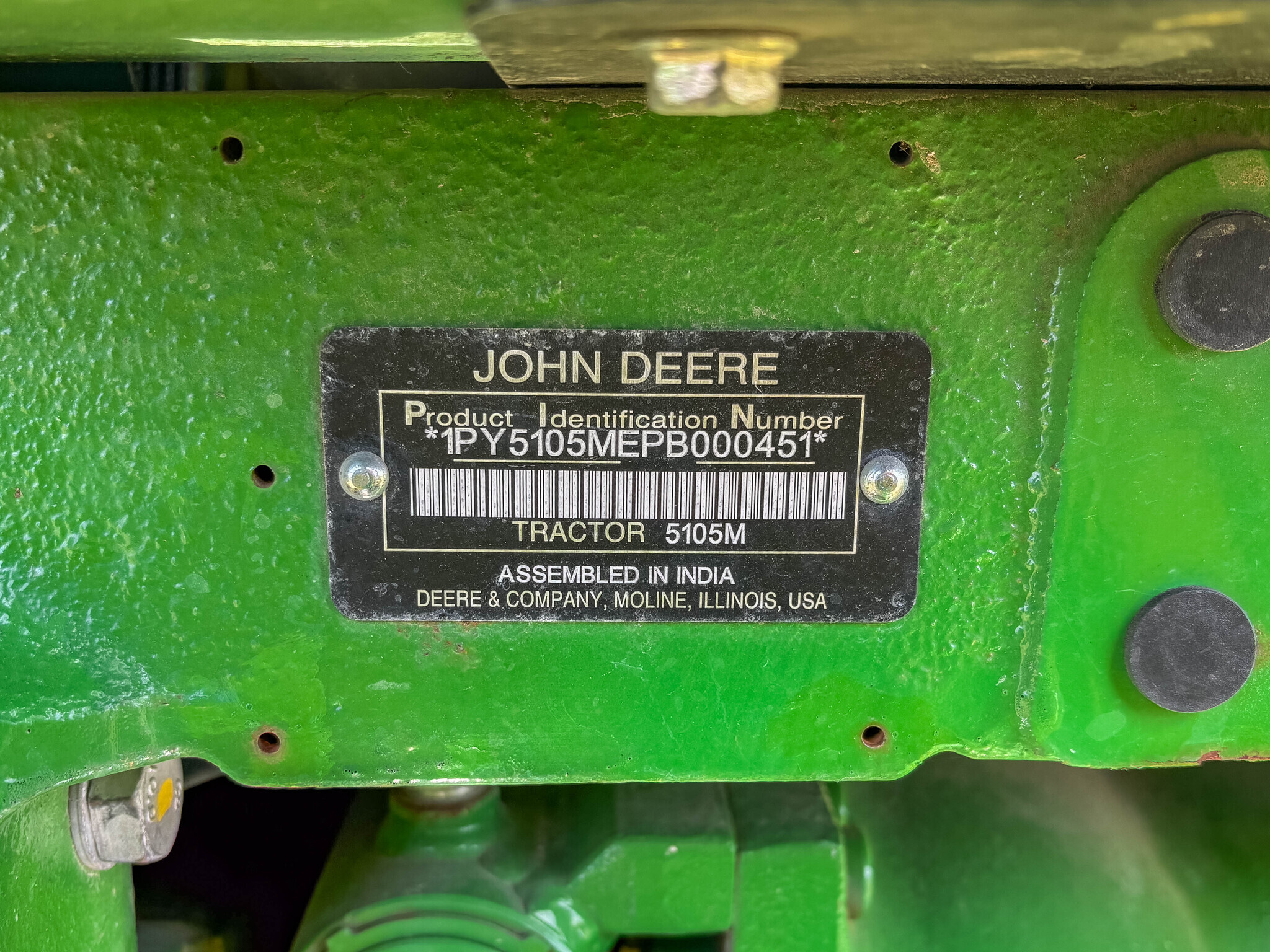 2023 John Deere 5105M Tractor