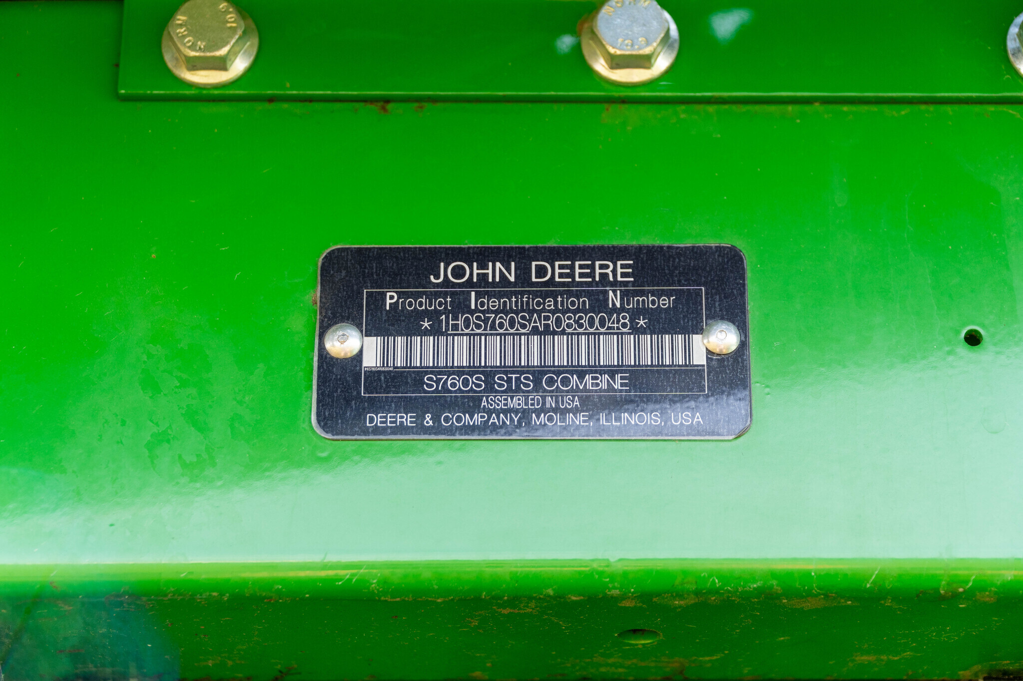 2024 John Deere S760 Combine