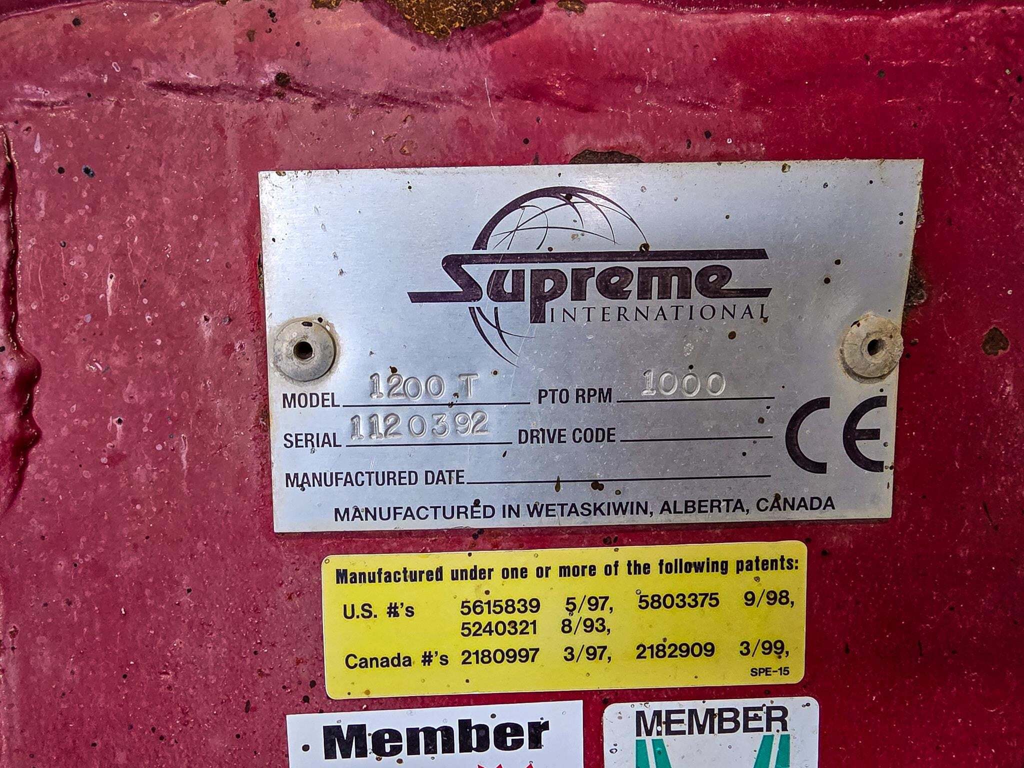 2019 Supreme International 1200T Grinders and Mixer