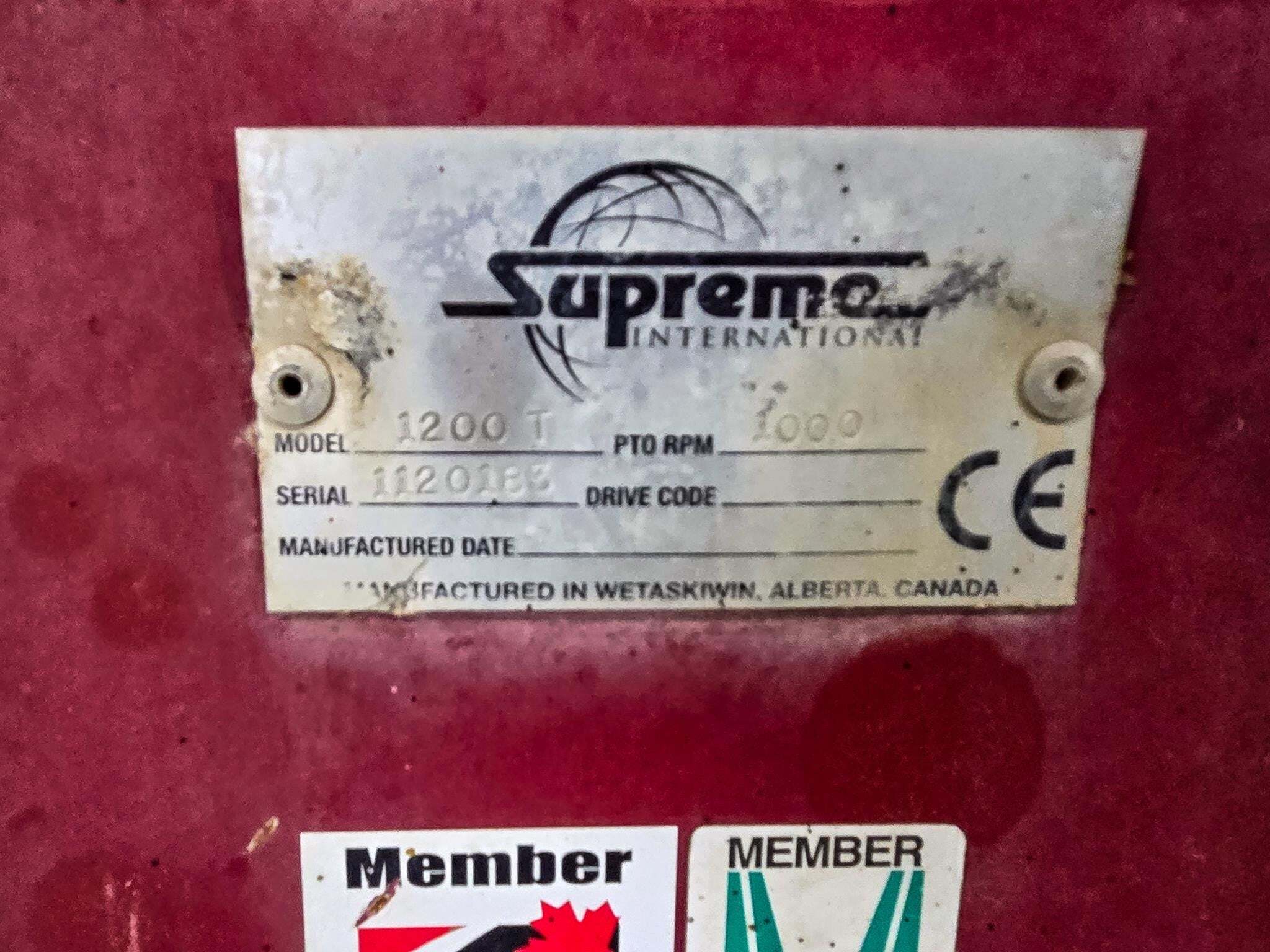 2018 Supreme International 1200T Grinders and Mixer