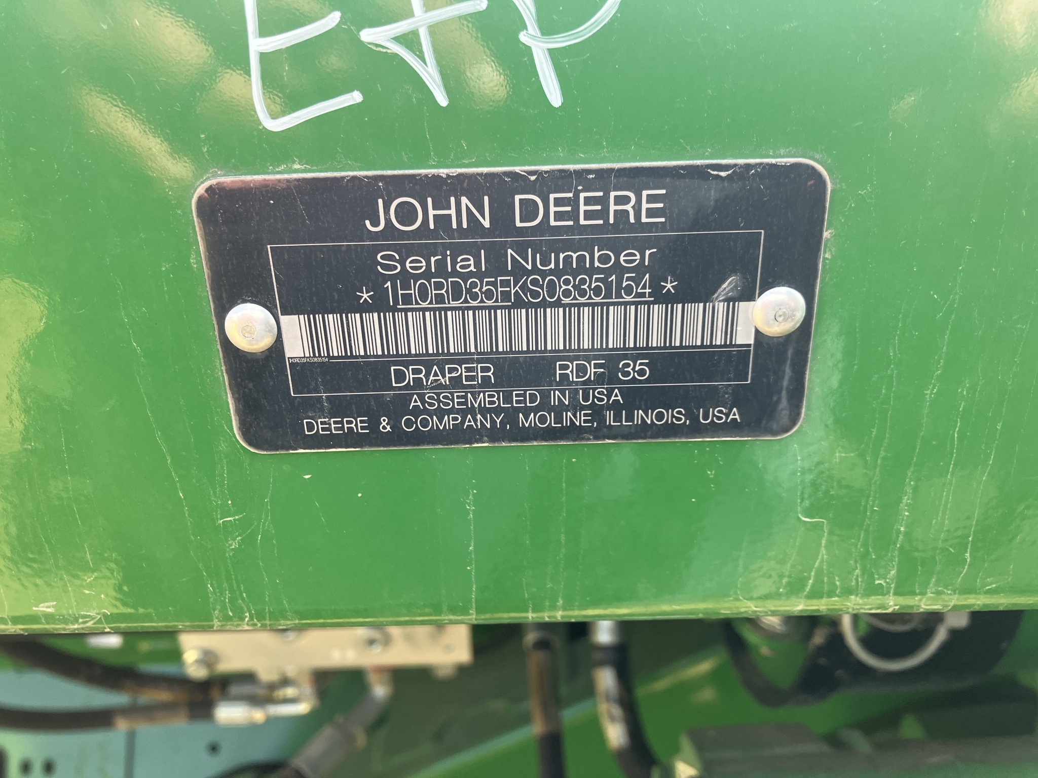 2025 John Deere RDF 35 Platform