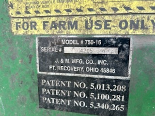  J&M 750-16 Grain Cart