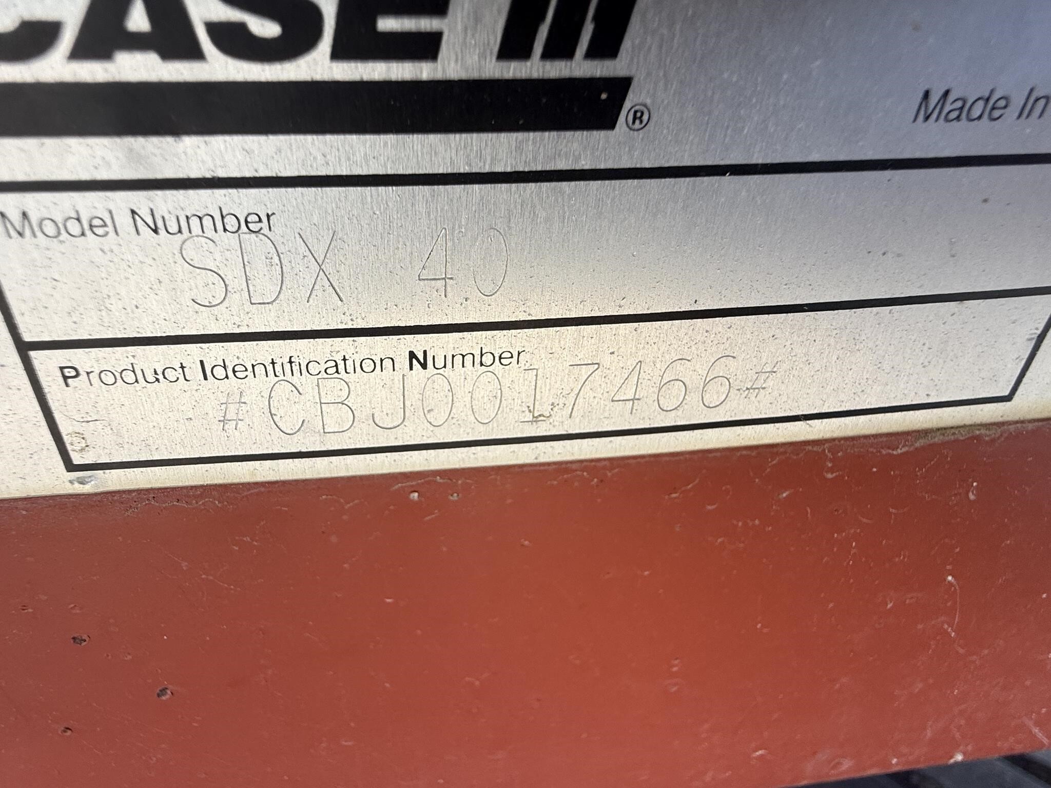  Case IH SDX40 Air Seeder