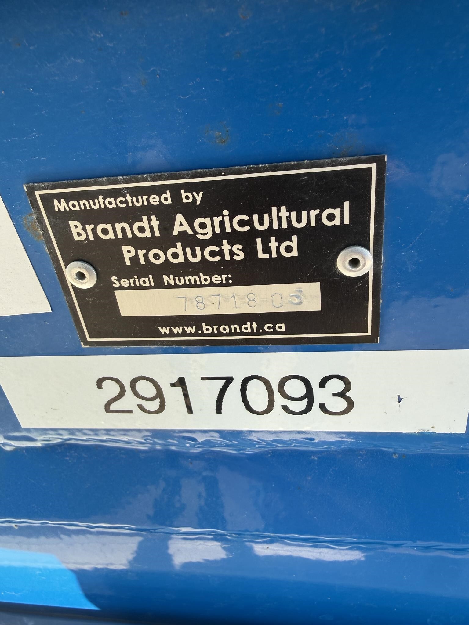 2005 Brandt 1545LP Augers and Conveyor