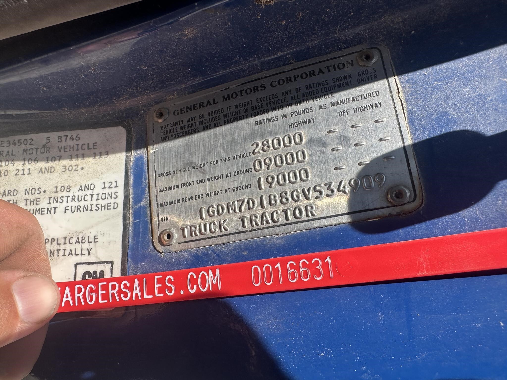 1986 GMC 7000 Pickup