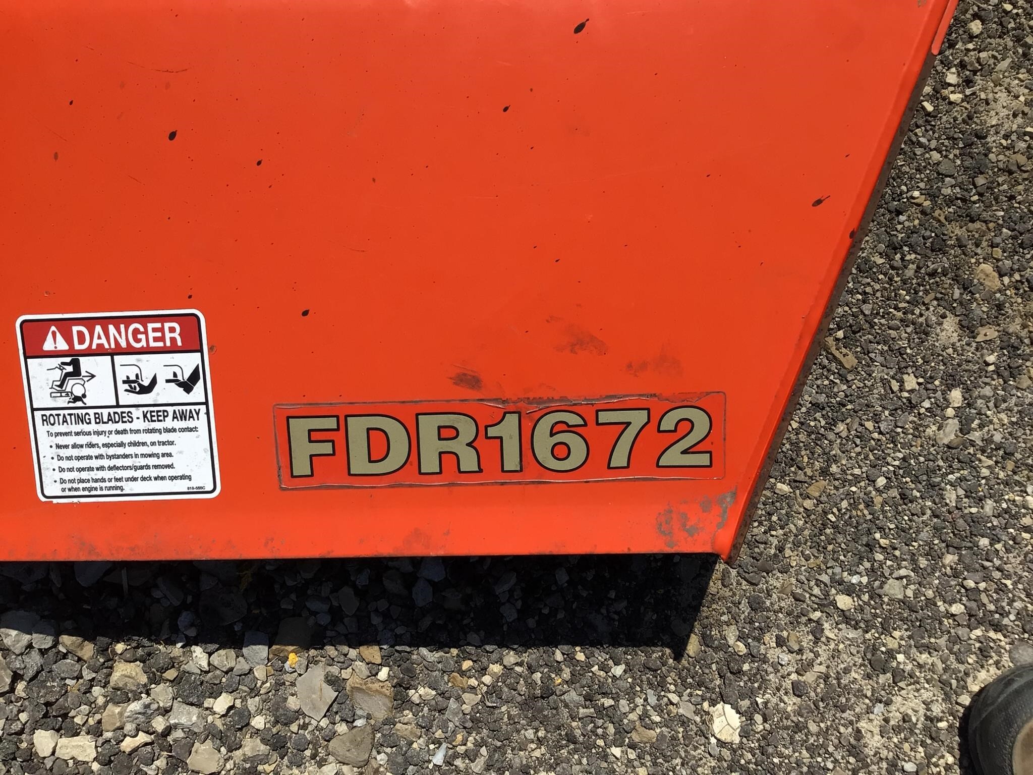  Land Pride FDR1672 Rotary Cutter